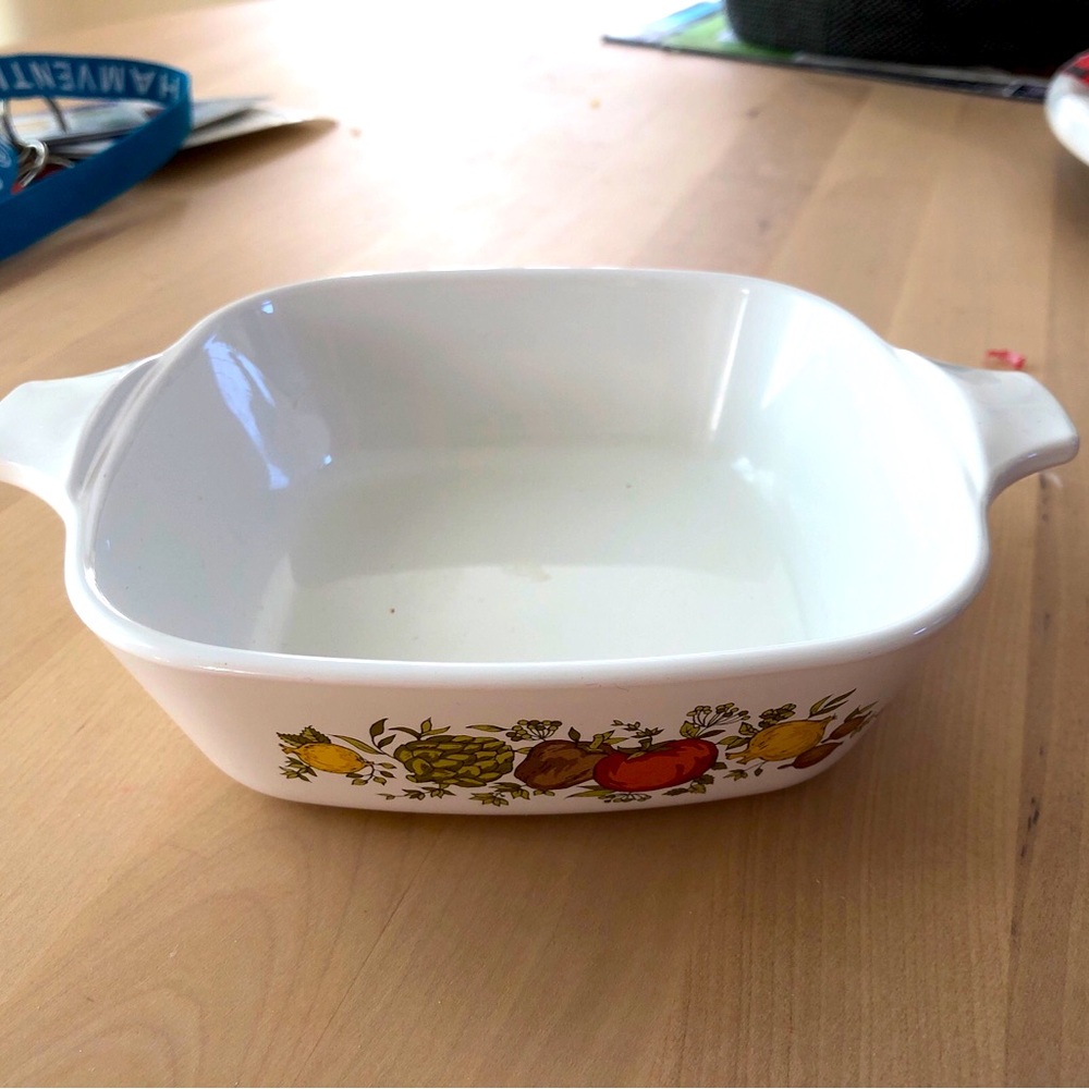 Corning Ware Mini Casserole Dish Spice of Life  P-41-B  1 3/4 Cup Vintage